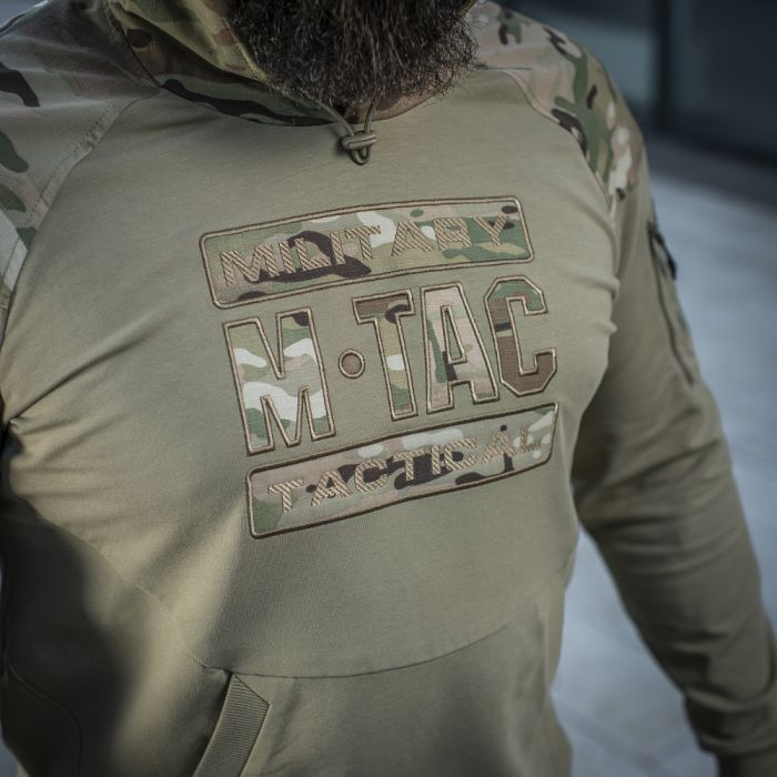M-Tac кофта Hoodie Combat Multicam/Tan