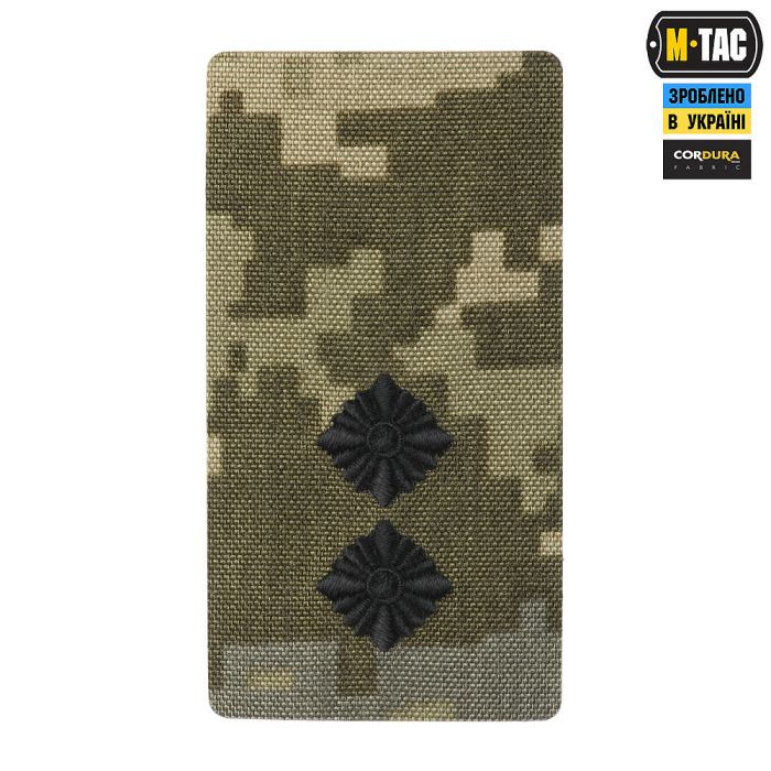 M-Tac погон на липучці Лейтенант (вишивка) MM14