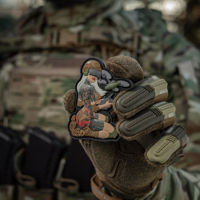 M-Tac нашивка Tactical girl №6 PVC Якудза V2