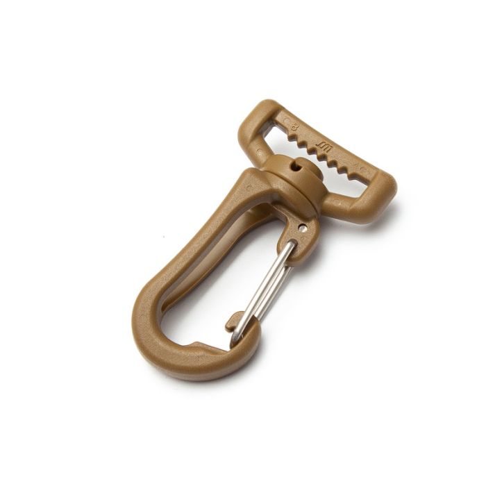 Woojin Plastic карабін Stable Metal Hook 25mm Coyote