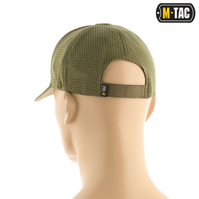 M-Tac бейсболка з липучкою і сіткою Olive