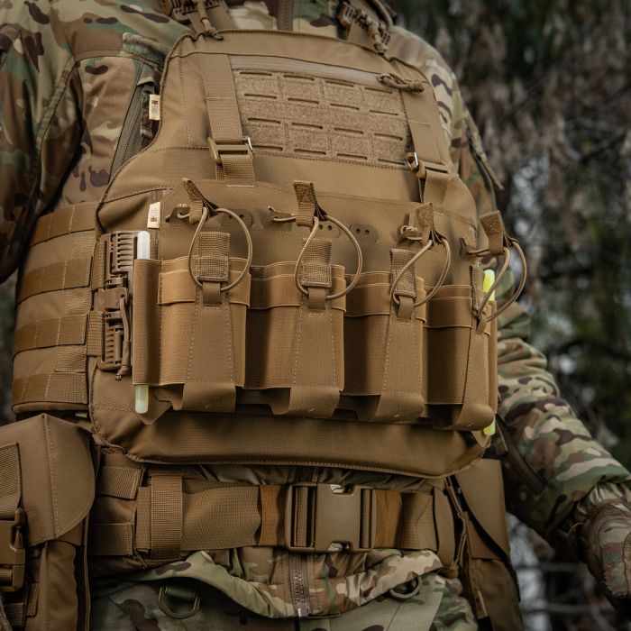 M-Tac передня панель для чохла бронежилета Sturm на 4 магазина Coyote