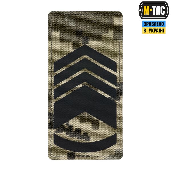 M-Tac погон на липучці головний майстер сержант ММ14