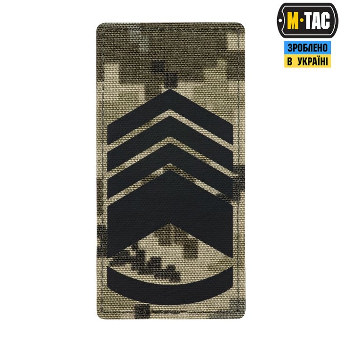 M-Tac погон на липучці головний майстер сержант ММ14