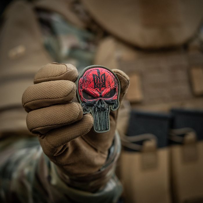 Нашивка Punisher Червоний