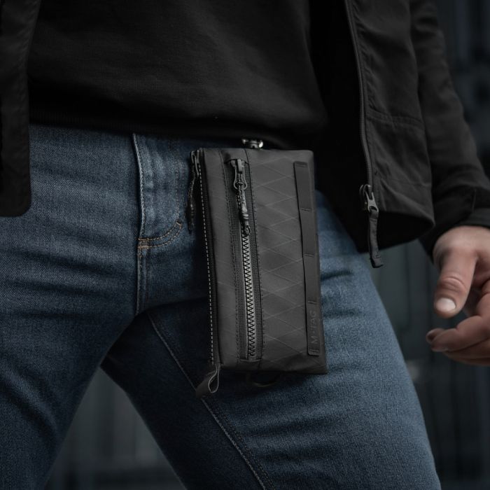 M-Tac гаманець горизонтальний з карабіном X-Pac Elite Black