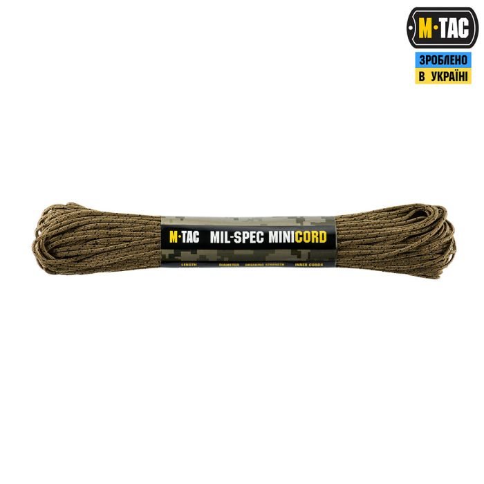 M-Tac паракорд Minicord Mil-Spec 30m Coyote USMC