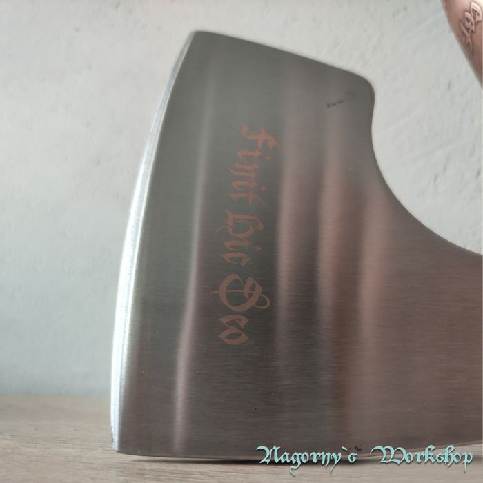 VIP подарунок сокира в міді з сталі T72