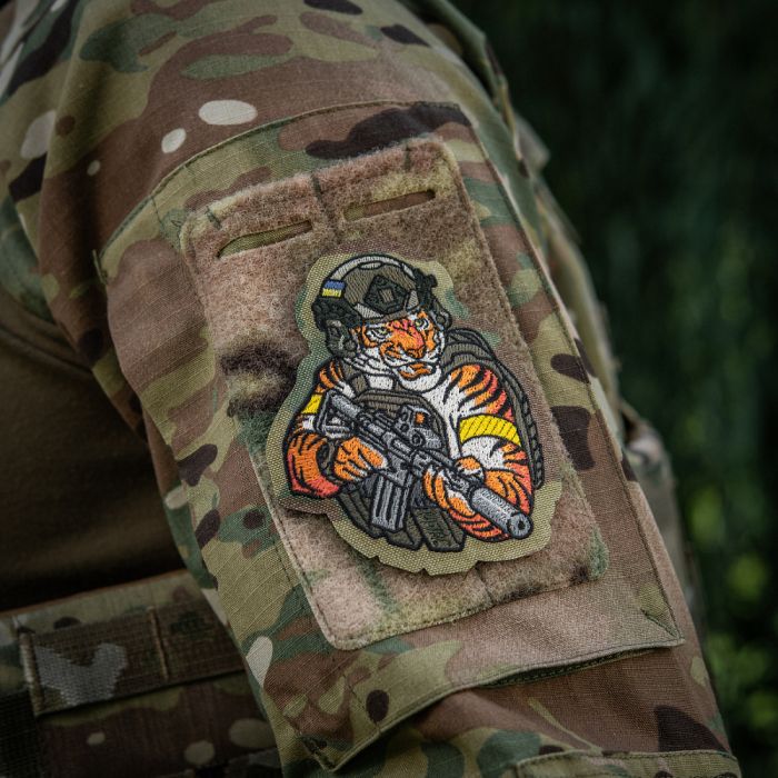 M-Tac нашивка Tiger (вишивка) Multicam/RG/Yellow