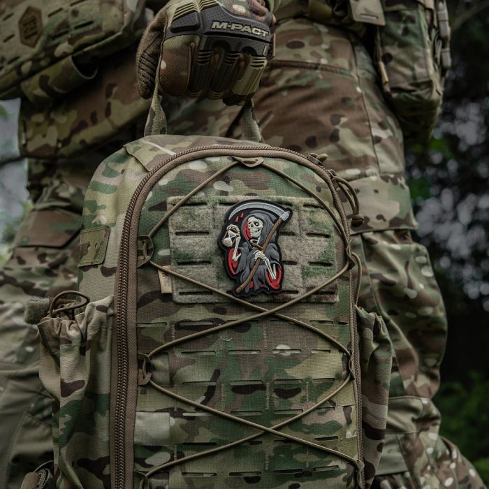 M-Tac нашивка Time PVC Black/Grey