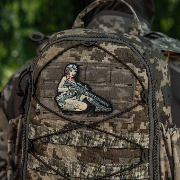 M-Tac нашивка Tactical girl №2 Skandinavik PVC MM14