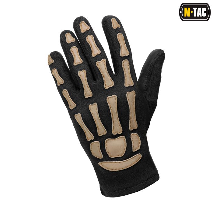 M-Tac рукавички Skeleton Nomex Black/Coyote