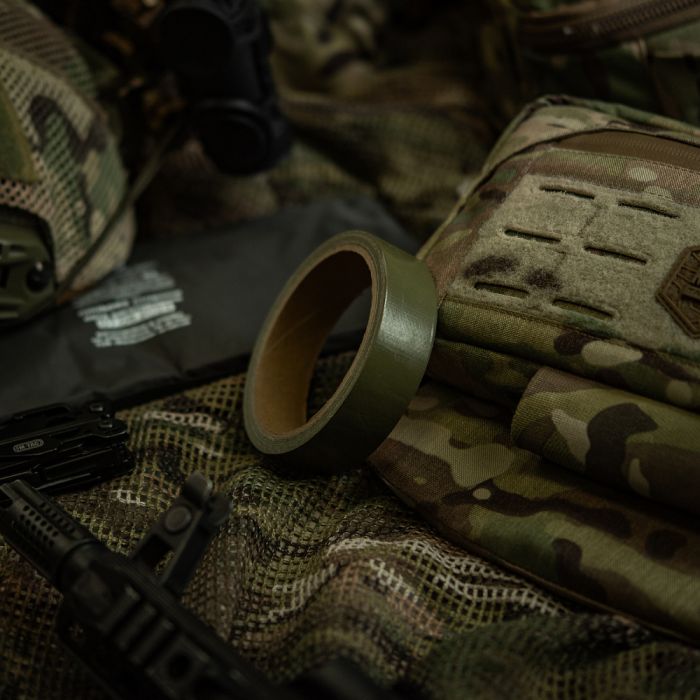 M-Tac армований скотч 25 мм 10 м олива