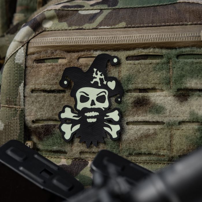 M-Tac нашивка Посміхнись Black/GID