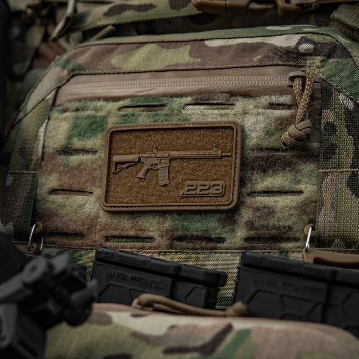 M-Tac нашивка AR-15 Velcro/PVC Coyote