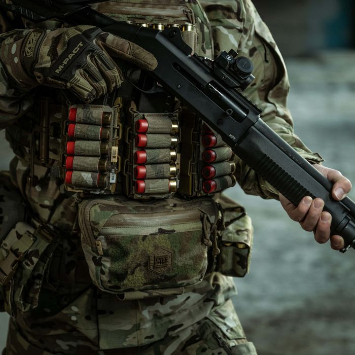 M-Tac патронташ на липучці для набоїв 12 калібру Multicam
