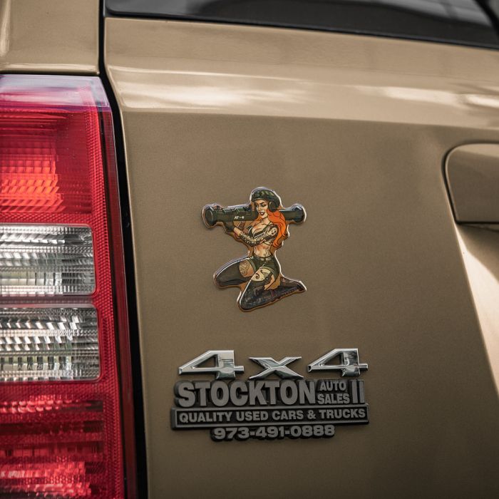 M-Tac наклейка об'ємна Tactical girl №10 AT4 Скандінавік