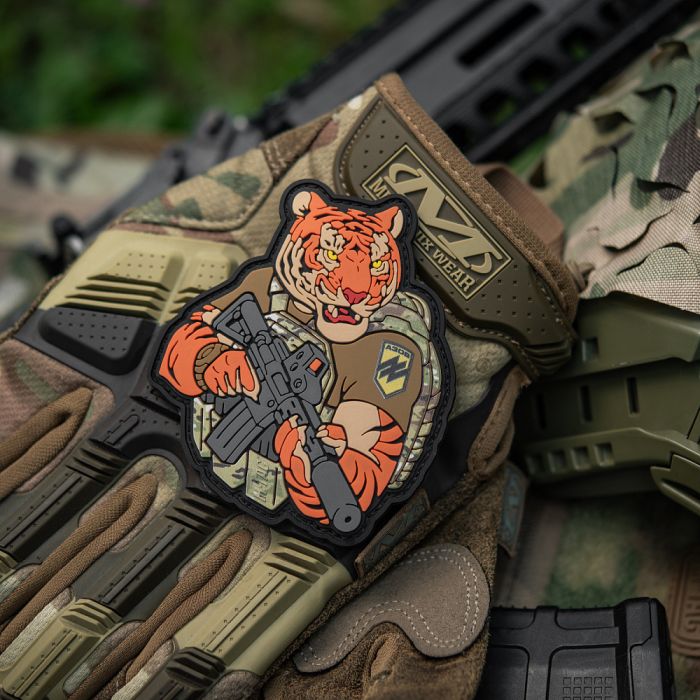 M-Tac нашивка Тигр Азов PVC
