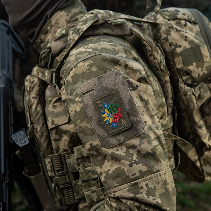 M-Tac нашивка Орнамент Калина (вишивка) Ranger Green