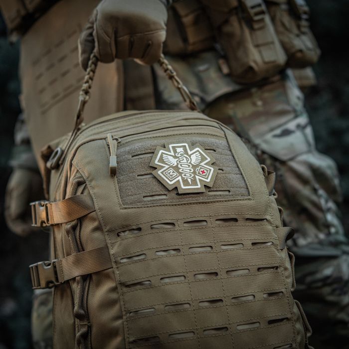M-Tac нашивка Paramedic (вишивка) Coyote
