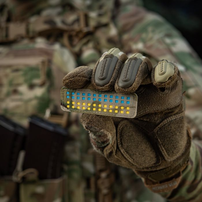 M-Tac нашивка прапор України 25х80 Laser Cut Multicam/Yellow/Blue/GID
