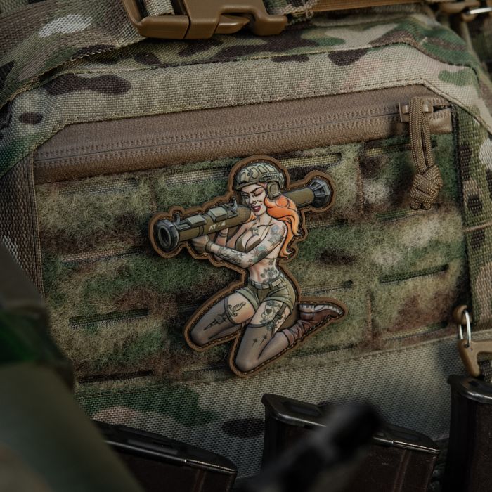M-Tac нашивка Tactical girl №10 PVC Tattoo