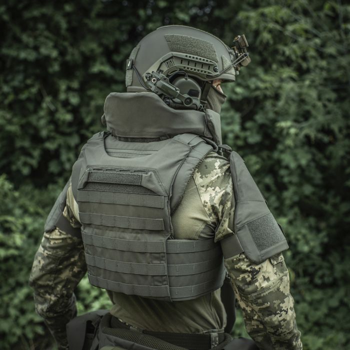M-Tac Горжет сумісний з активними навушниками 1 клас захисту Elite Ranger Green