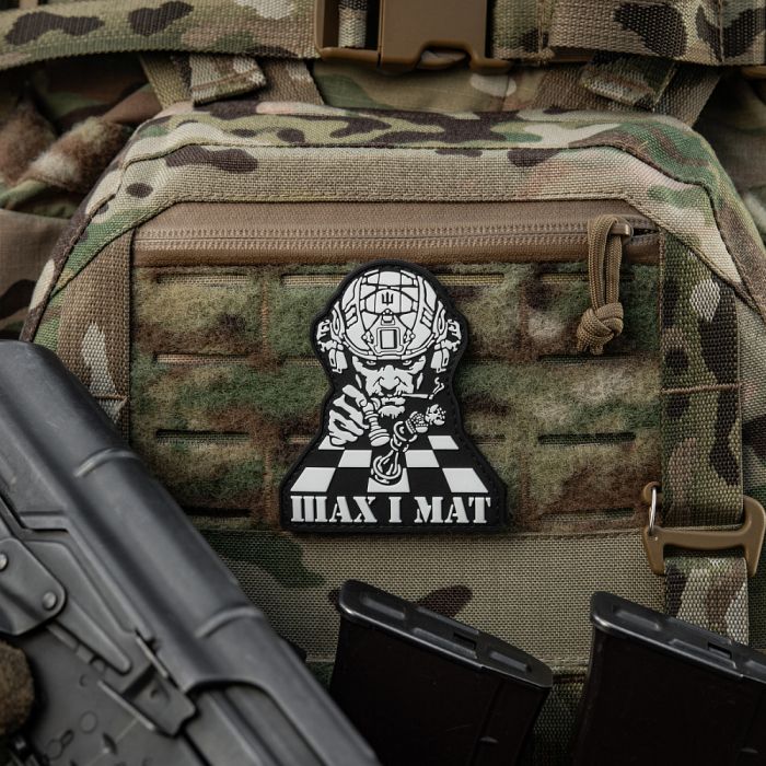 M-Tac нашивка Шах і Мат Black/White