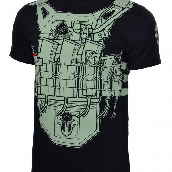 Arey футболка Plate 5,45 V2 Black/Olive