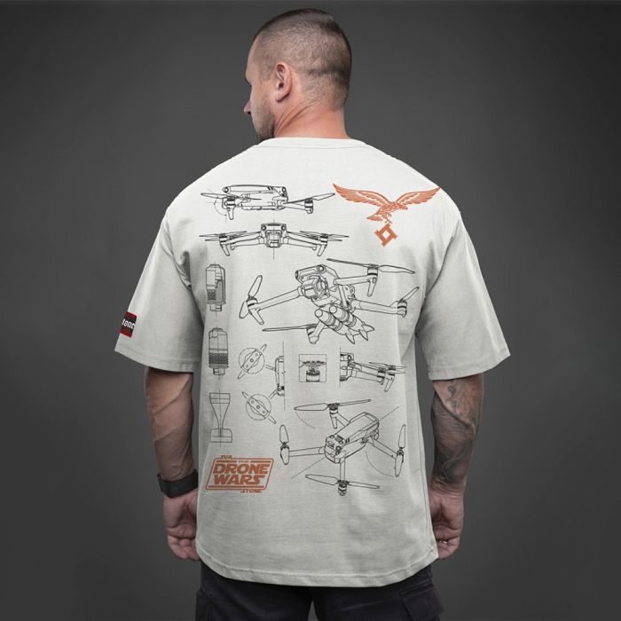 SvaStone футболка Drohnenwaffe Oversize