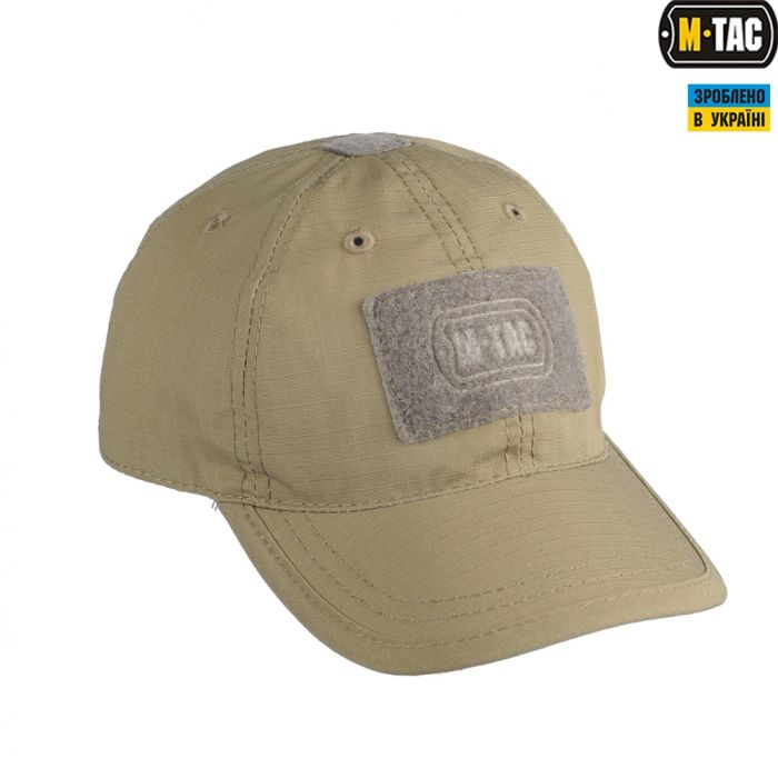 M-Tac бейсболка польова з логотипом ріп-стоп хакі