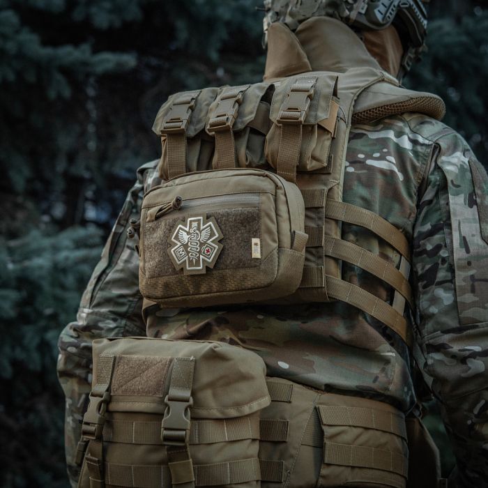 M-Tac нашивка Paramedic (вишивка) Coyote