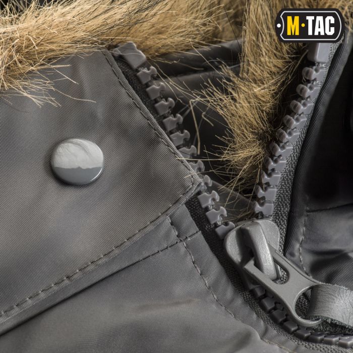 M-Tac парка N3B Зимове Сонце сіра