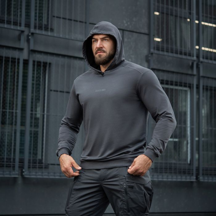 M-Tac кофта Hoodie Born by Revolution Dark Grey