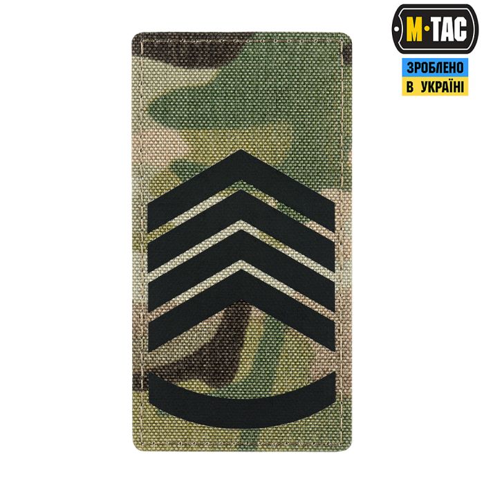 M-Tac погон на липучці головний сержант Multicam