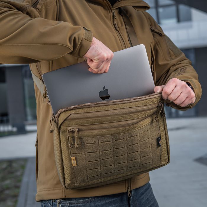 M-Tac сумка Admin Bag Large Elite з липучкою Hex Coyote