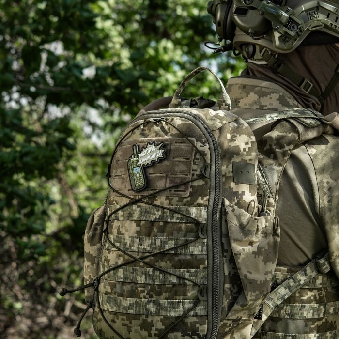 M-Tac нашивка Повтори - Не Пройшло Green (PVC)