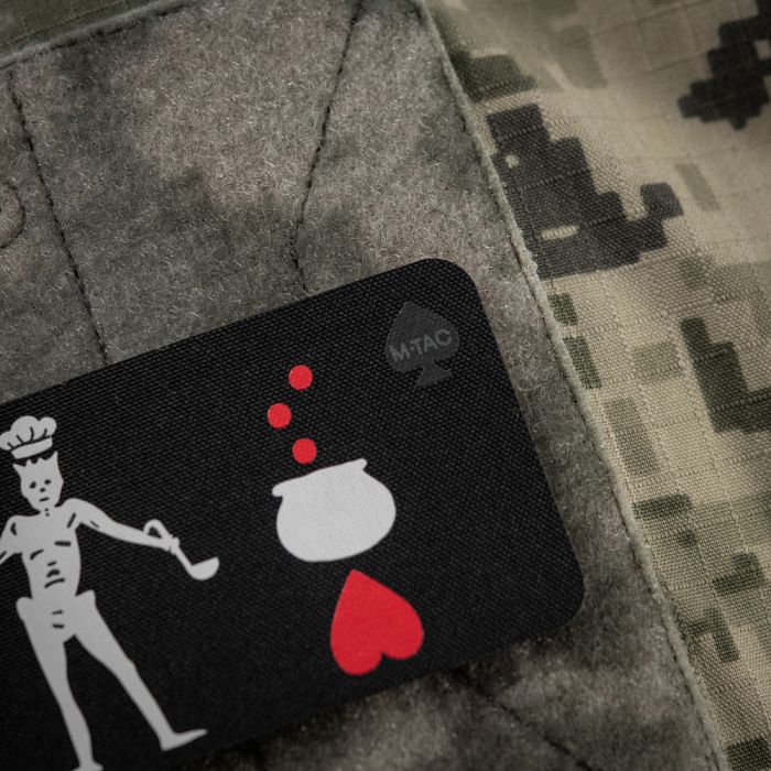 M-Tac нашивка прапор Чорна Борода Кухар Black