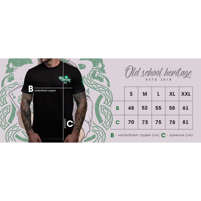 Bad Company футболка Shamrock Shark black