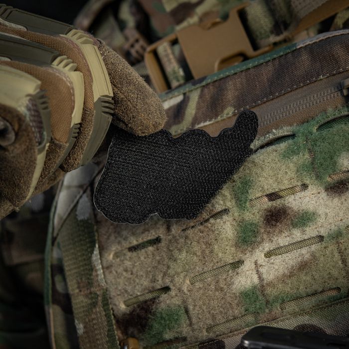 M-Tac нашивка Tactical girl №6 PVC White/Pink/Olive V2