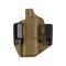 ATA Gear кобура модель Hit Factor ver.1 для зброї Glock - 17/22/47 Coyote Brown правша