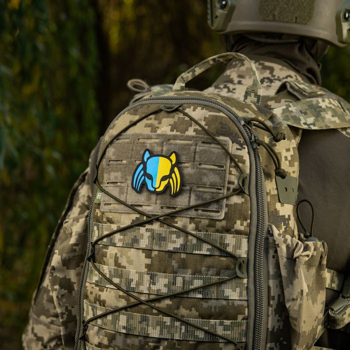 M-Tac нашивка Cat Predator Black/Yellow/Blue