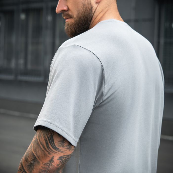 M-Tac футболка Cotton Hard Oversize Light Grey