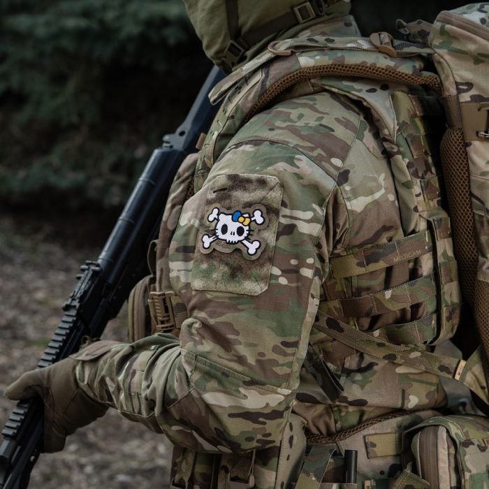 M-Tac нашивка KITTY (вишивка) White/Multicam