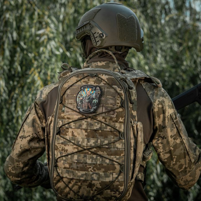 M-Tac нашивка Zero Tolerance PVC Grey