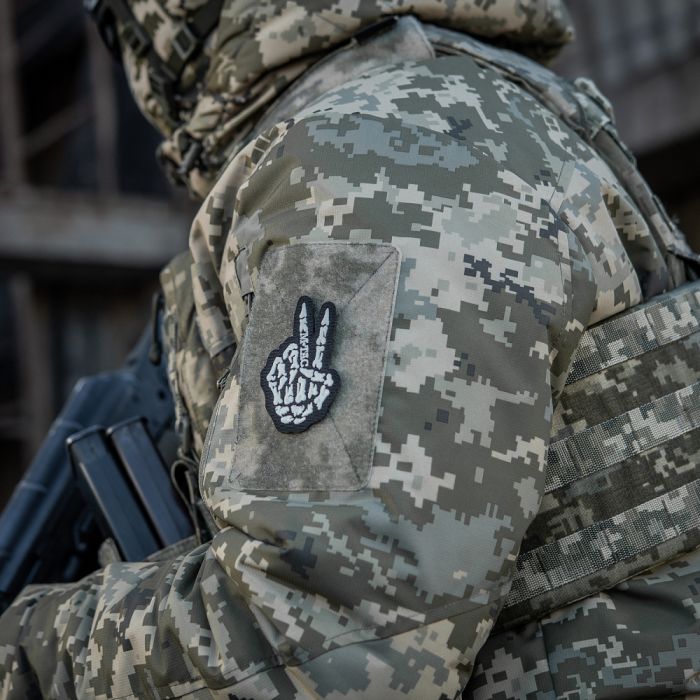 M-Tac нашивка Victory hand (вишивка) Black