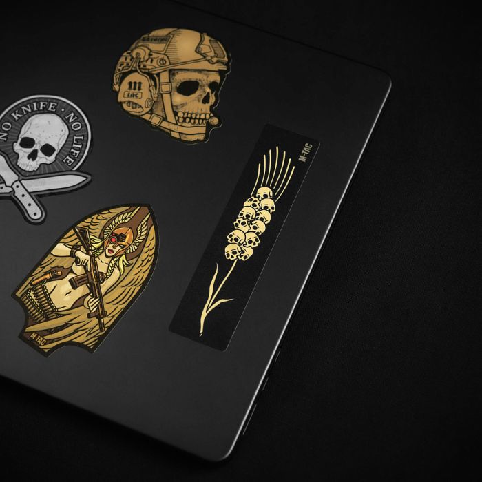 M-Tac наклейка Колосок (Черепа) Black