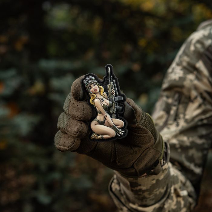 M-Tac нашивка Tactical girl №5 PVC Olive