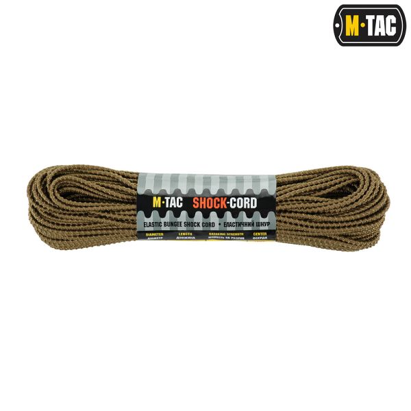 M-Tac паракорд Shock-Cord 3mm 30m Dragon Skin Coyote