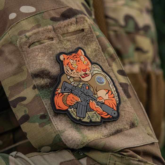 M-Tac нашивка Тигр Воєнна Розвідка України PVC